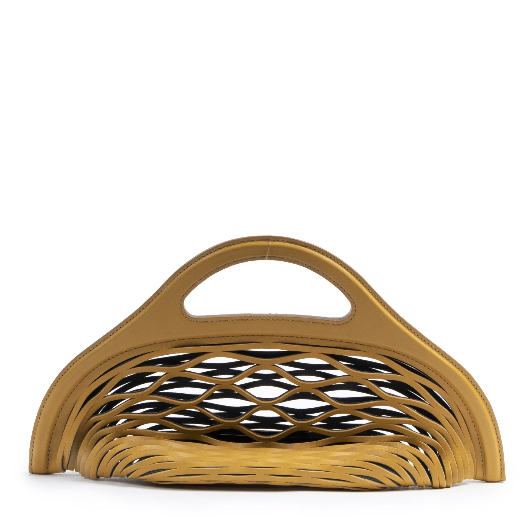 Authentieke Tweedehands Delvaux Black Yellow Limited Edition Kaisin Bag juiste prijs veilig online shoppen luxe merken webshop
