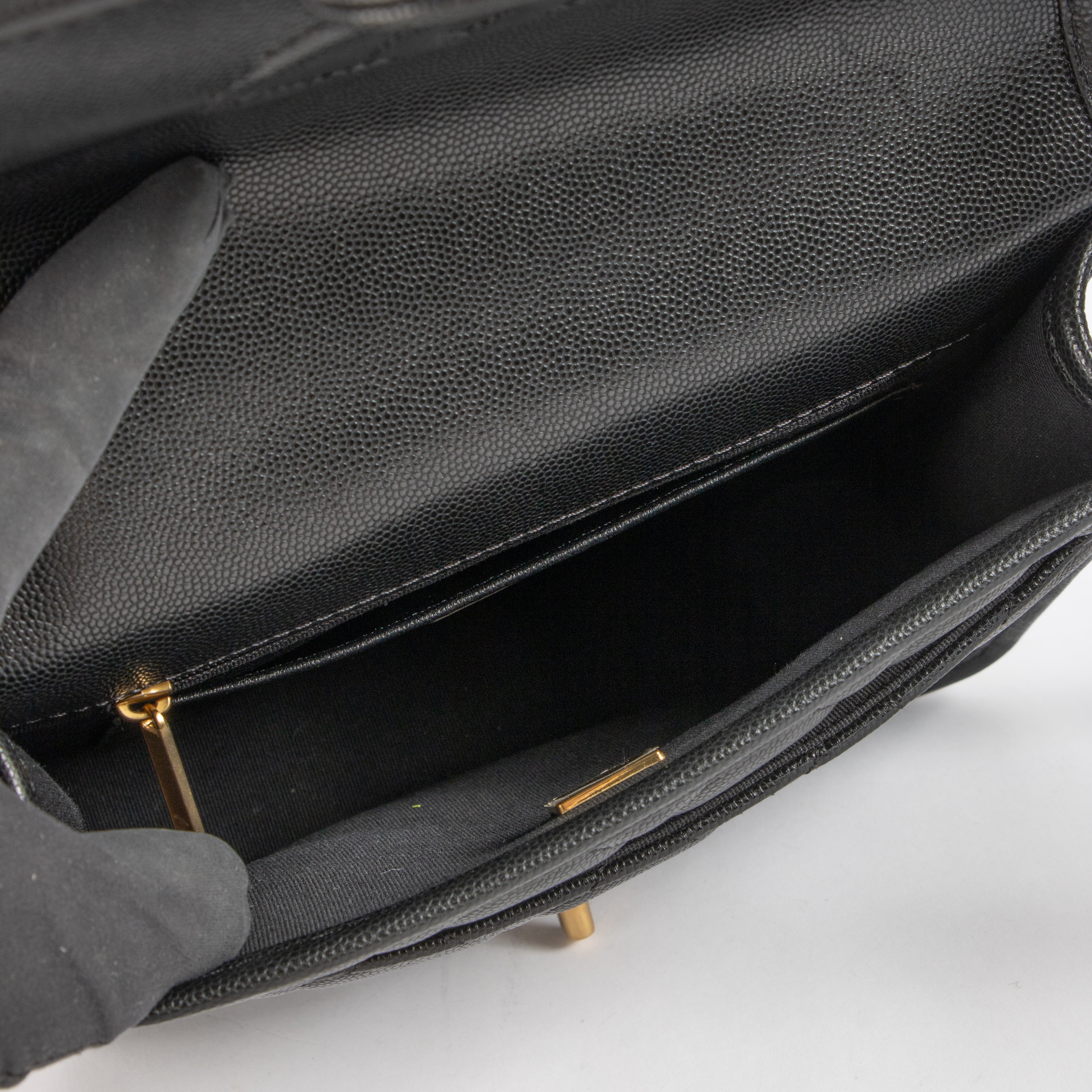 Chanel 25B Black Lucky Clover School Memory Backpack – Labellov