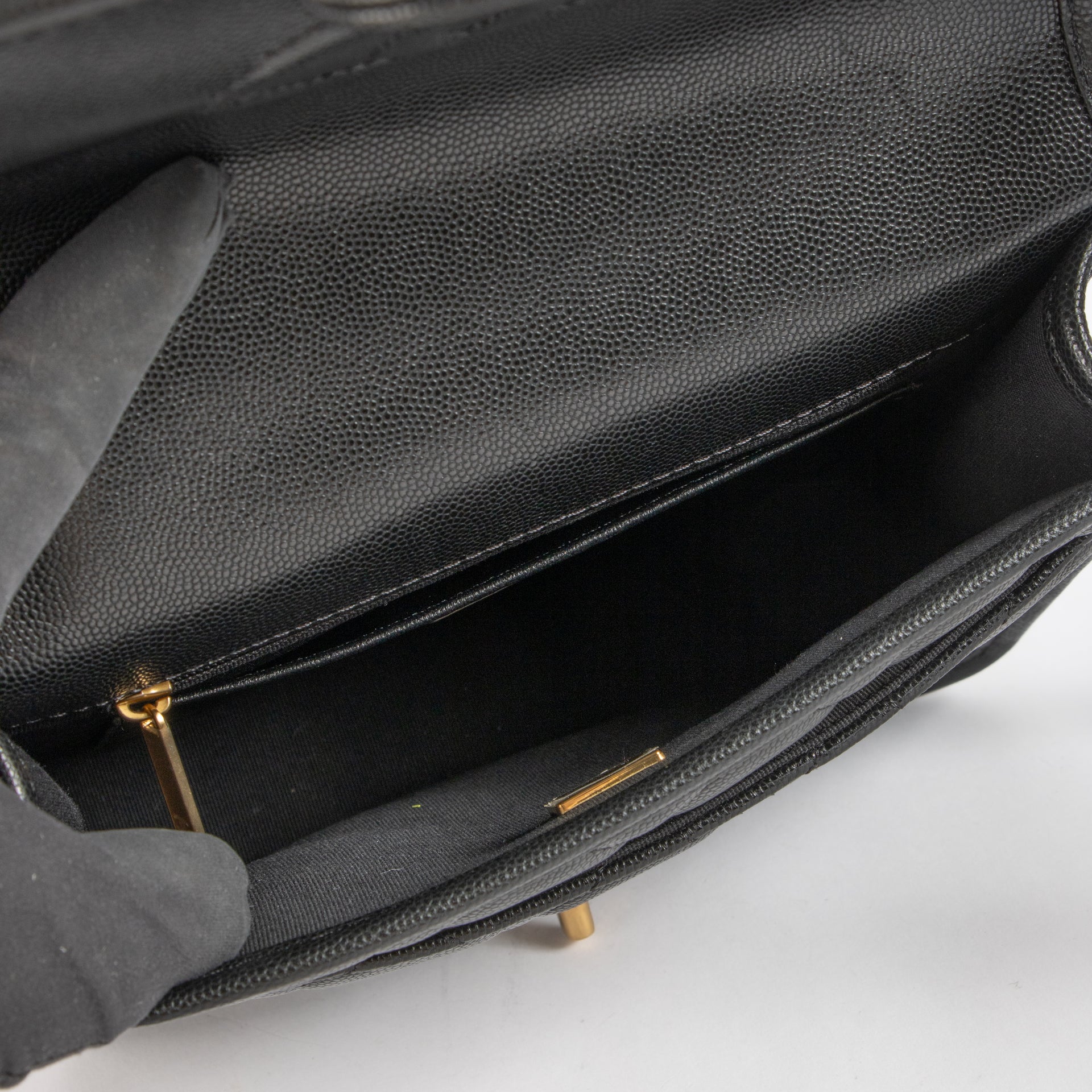 Chanel 25B Black Lucky Clover School Memory Backpack
