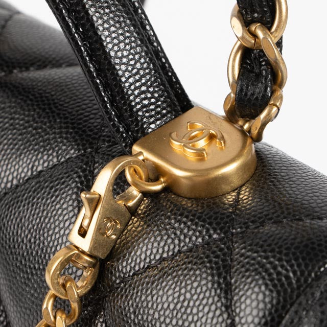 Chanel 25B Black Lucky Clover School Memory Backpack