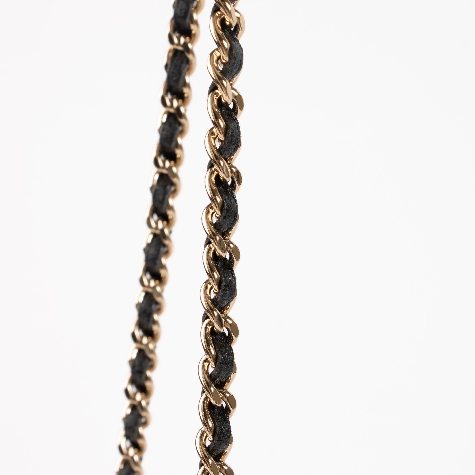 Chanel Black Caviar Cut Out Handle Evening Tote Bag