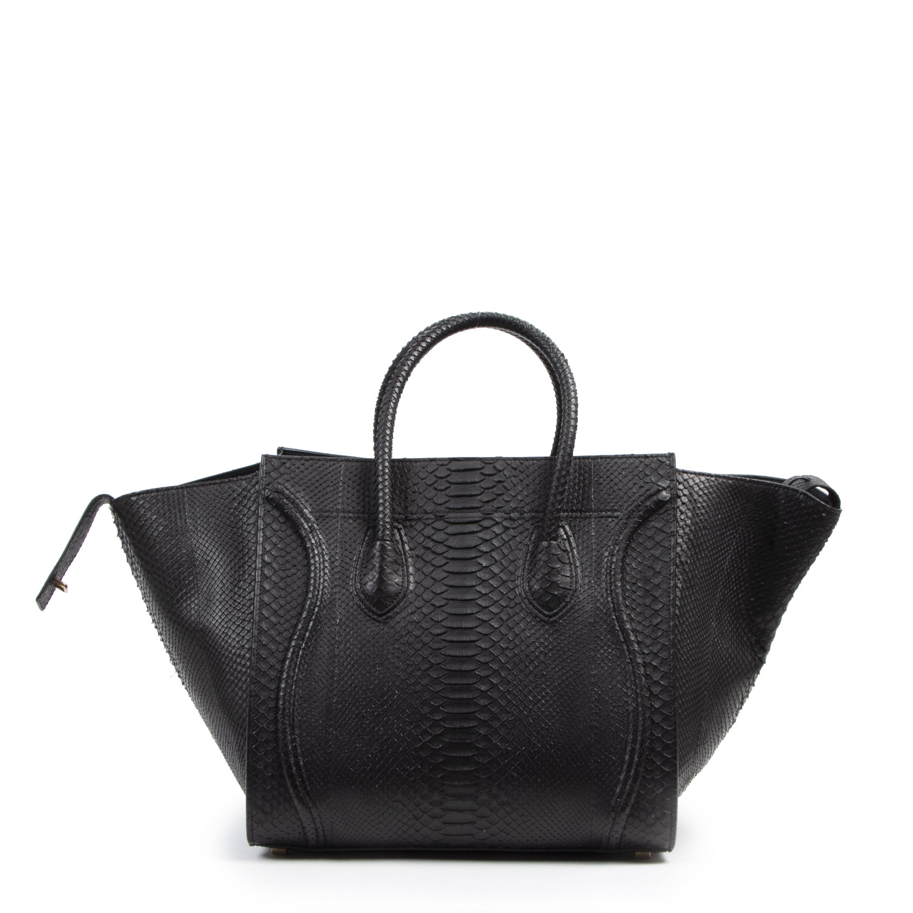 Koop en verkoop uw authentieke designer Celine Black Python Phantom Luggage Tote