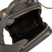 Buy real authentic Chanel Black North South CC Filigree Vanity Case safe online at Labellov.com or in Brussels, Knokke and Antwerp