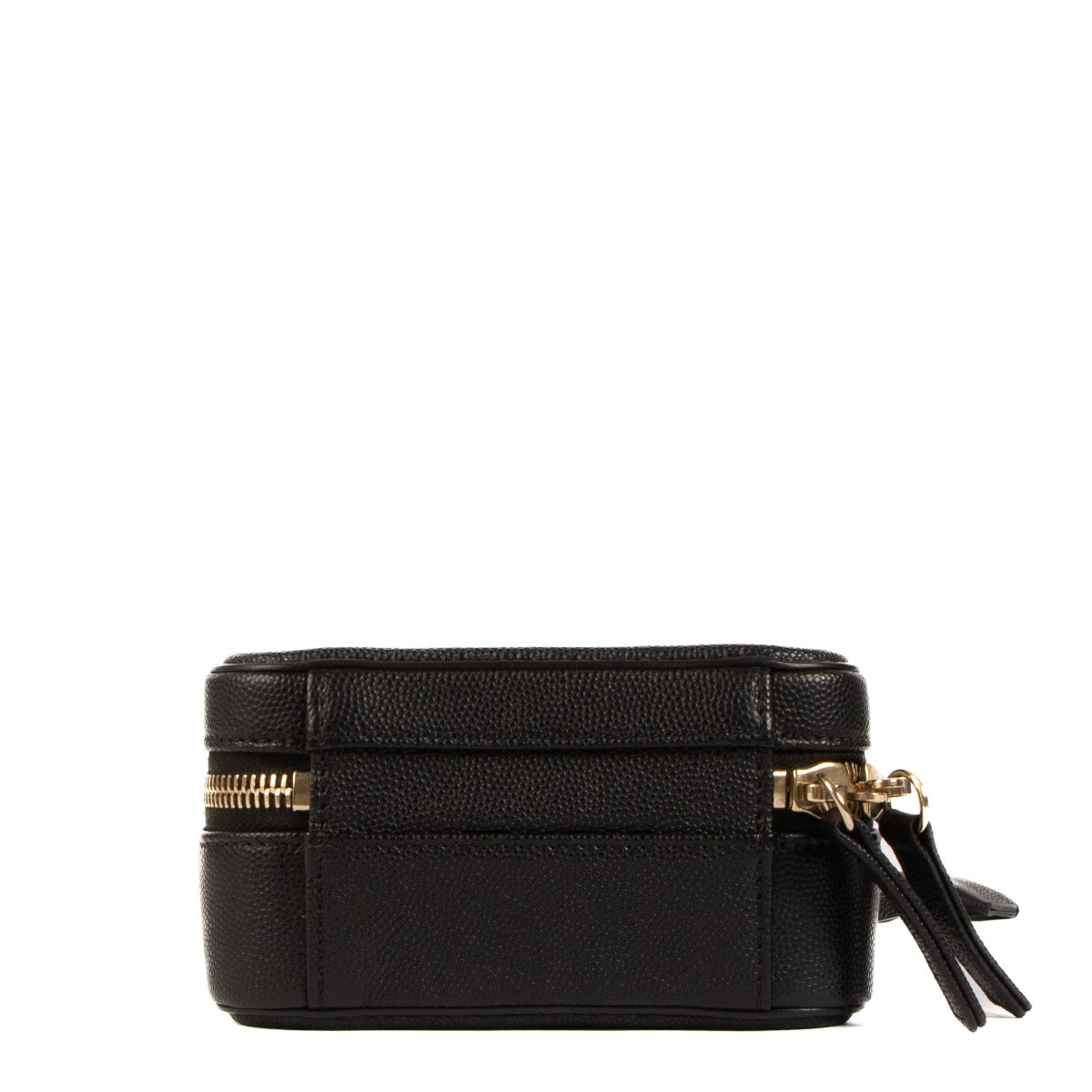 Chanel Zwarte North South CC Filigree Vanity Case
