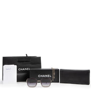 Chanel Silver Chain Sunglasses