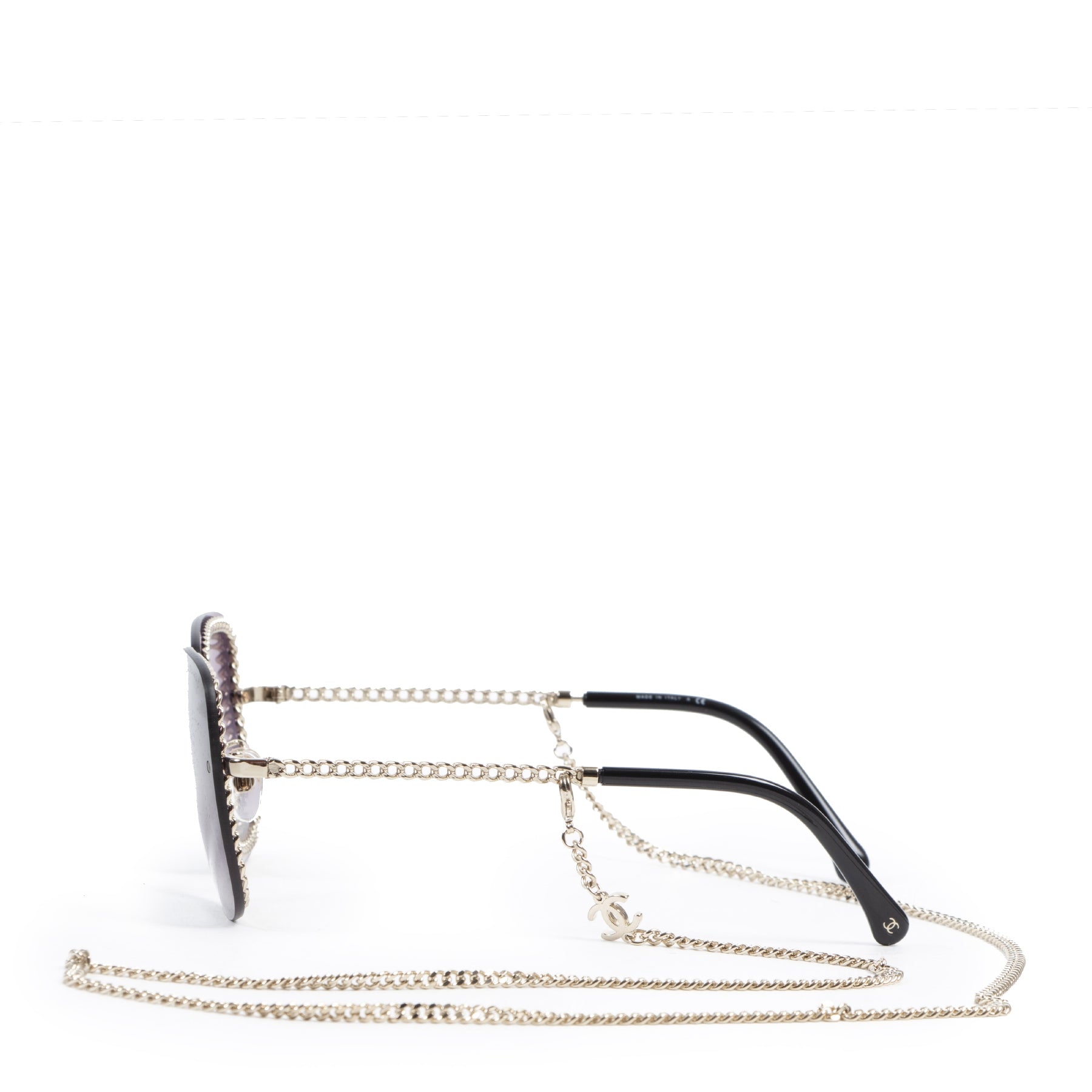 Chanel Silver Chain Sunglasses