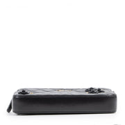 Chanel Limited Black Wallet On Chain Double Zip Bag