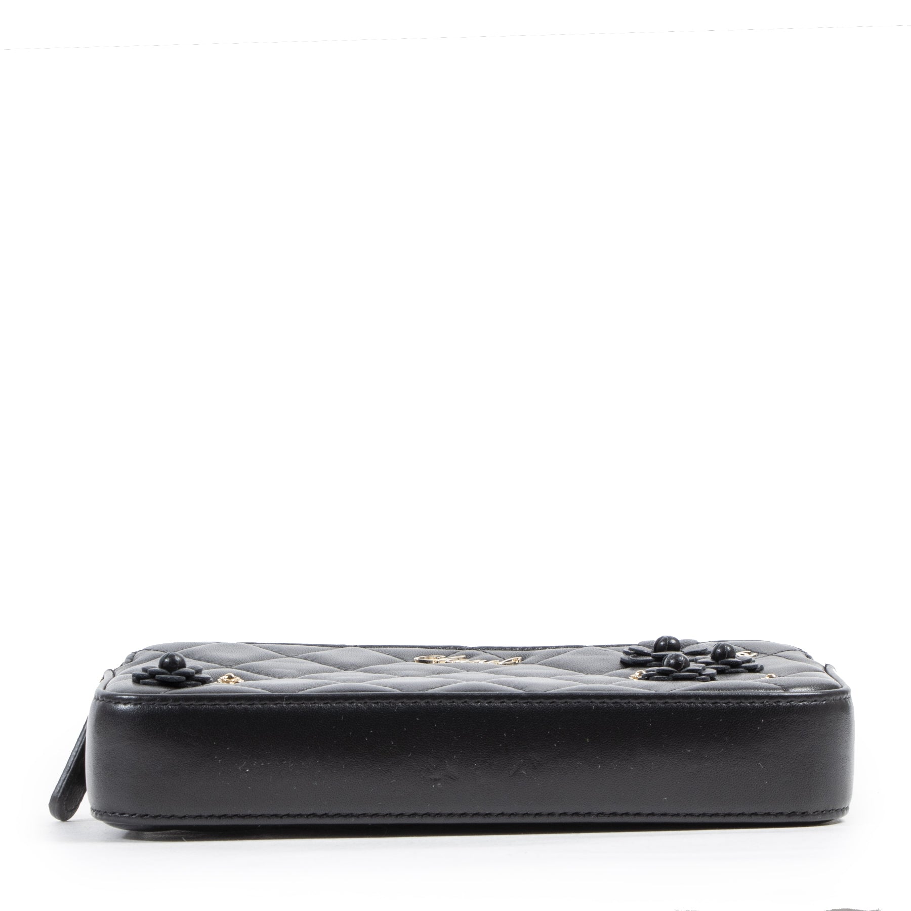 Chanel Limited Black Wallet On Chain Double Zip Bag