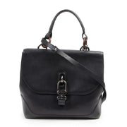 Delvaux Black Leather Top Handle Bag for the best price at Labellov