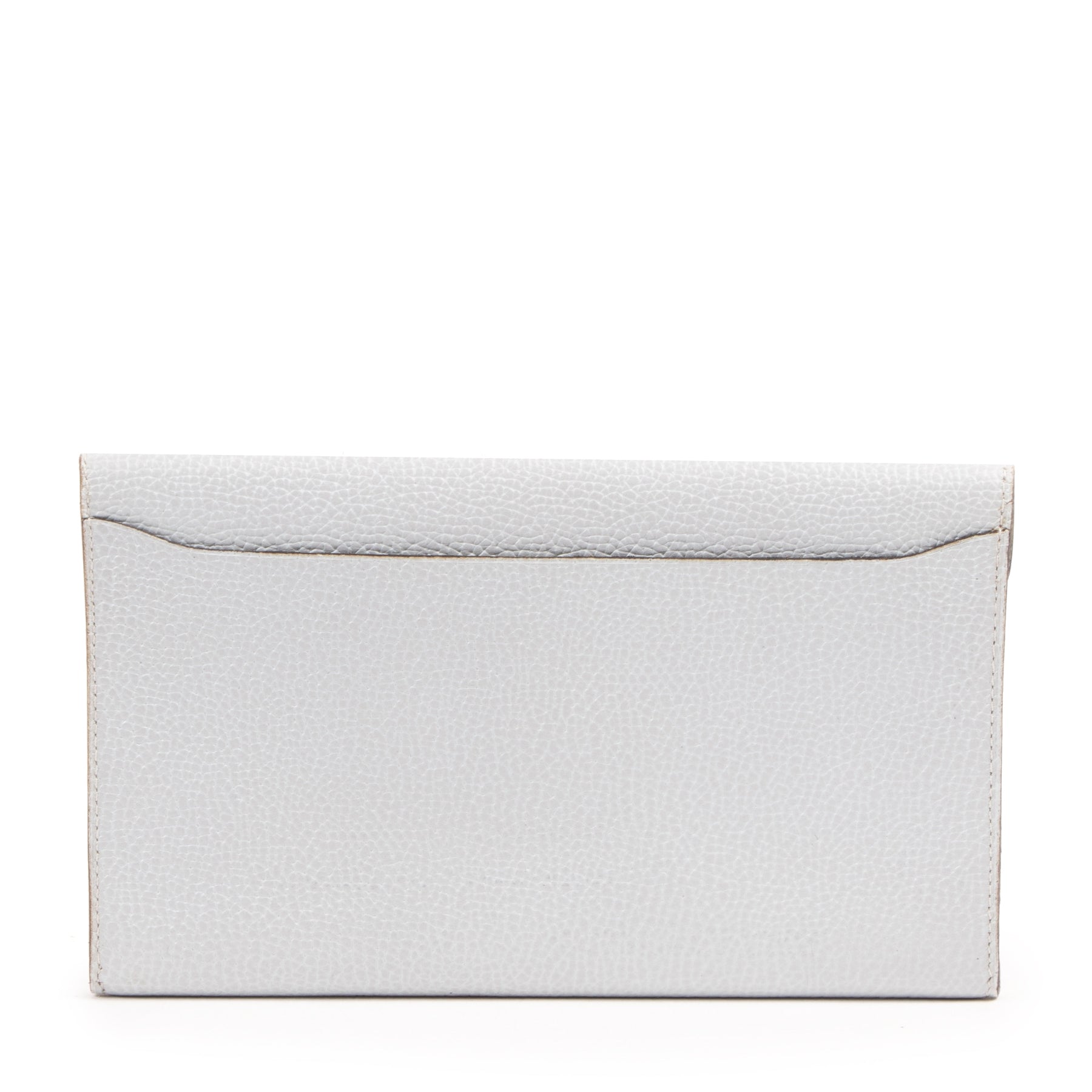 Delvaux Light Blue Leather Wallet