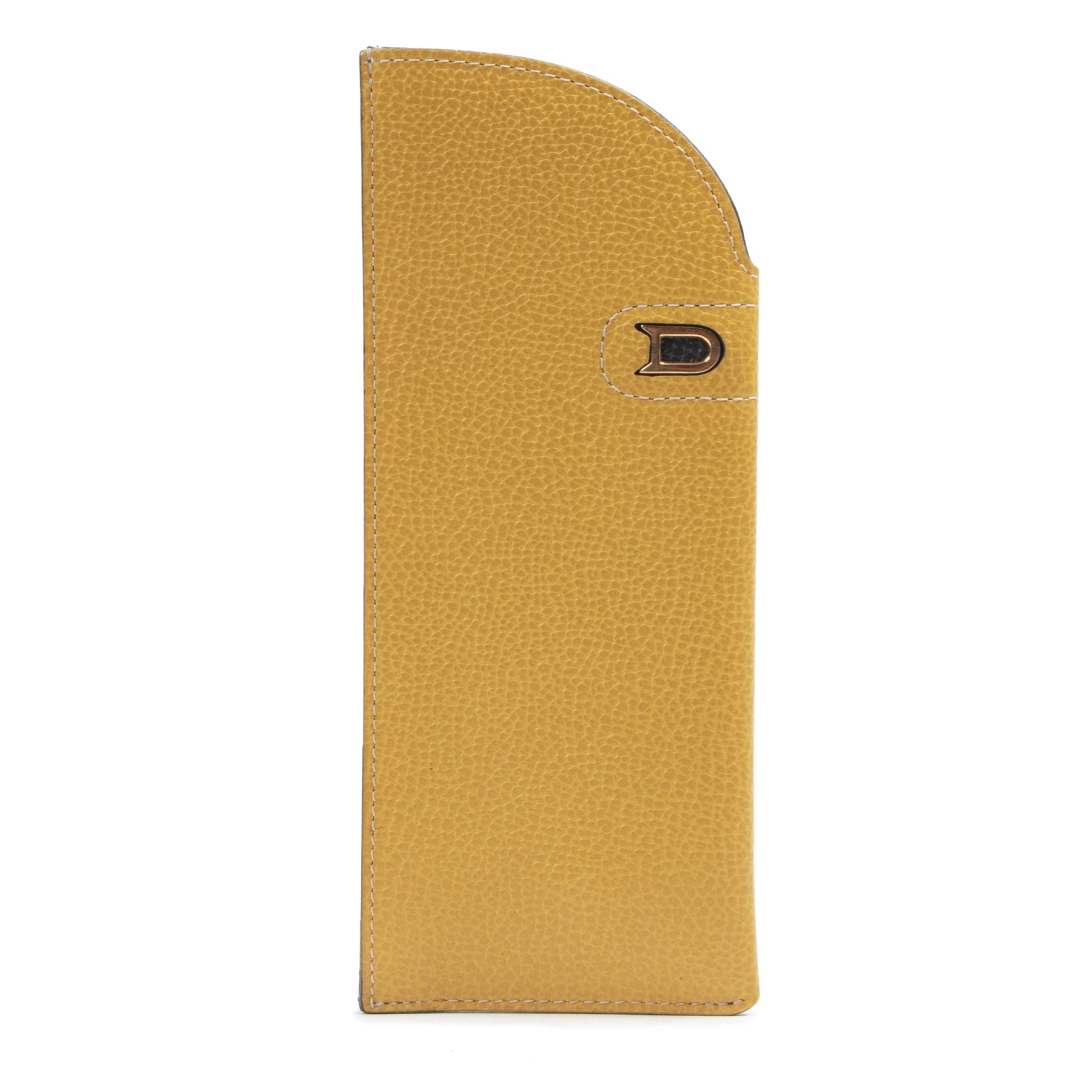 Delvaux Yellow Leather Glasses Case pour le meilleur prix chez Labellov