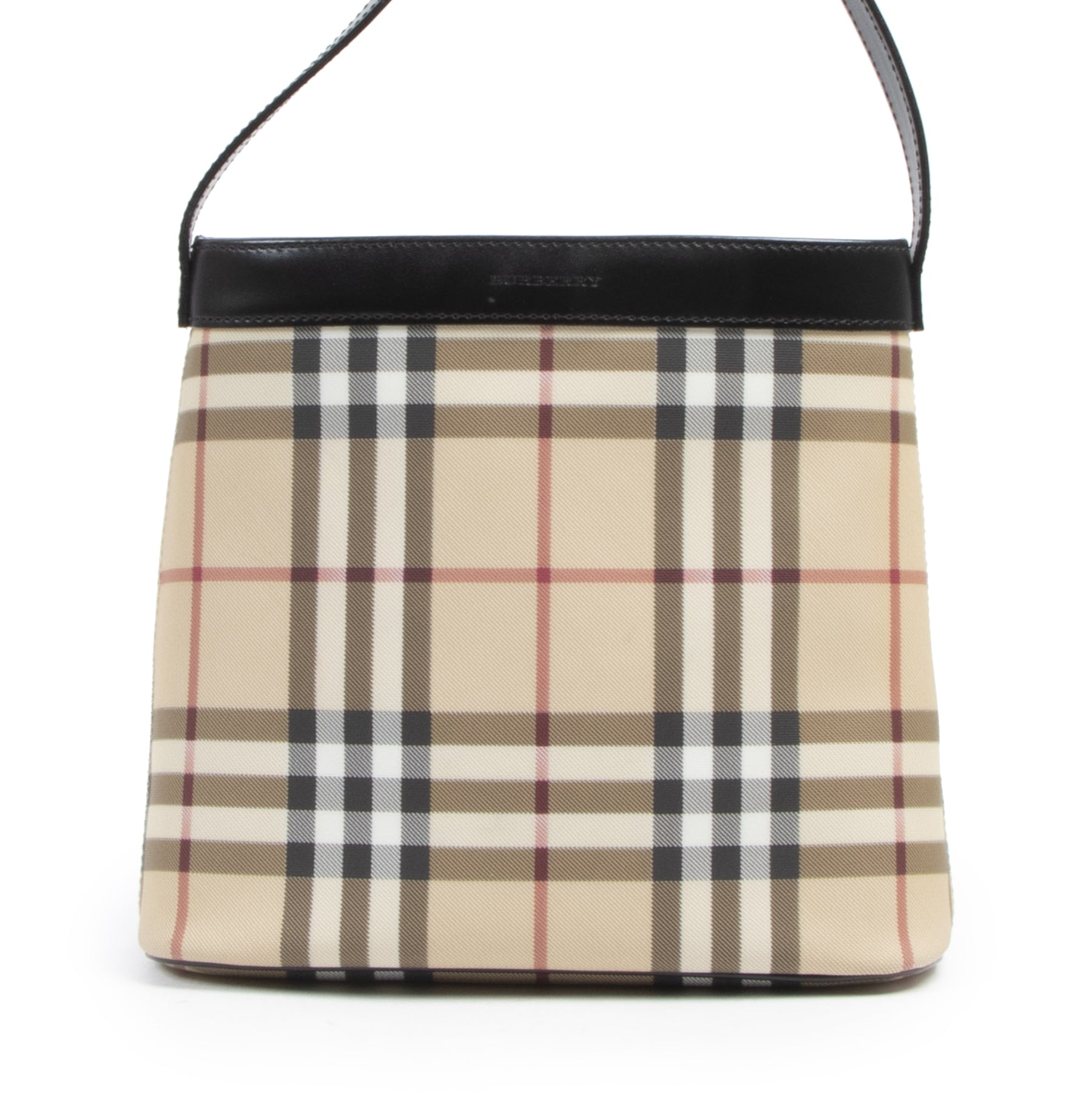 Authentic second-hand vintage Burberry Nova Check Shoulder Bag buy online webshop LabelLOV