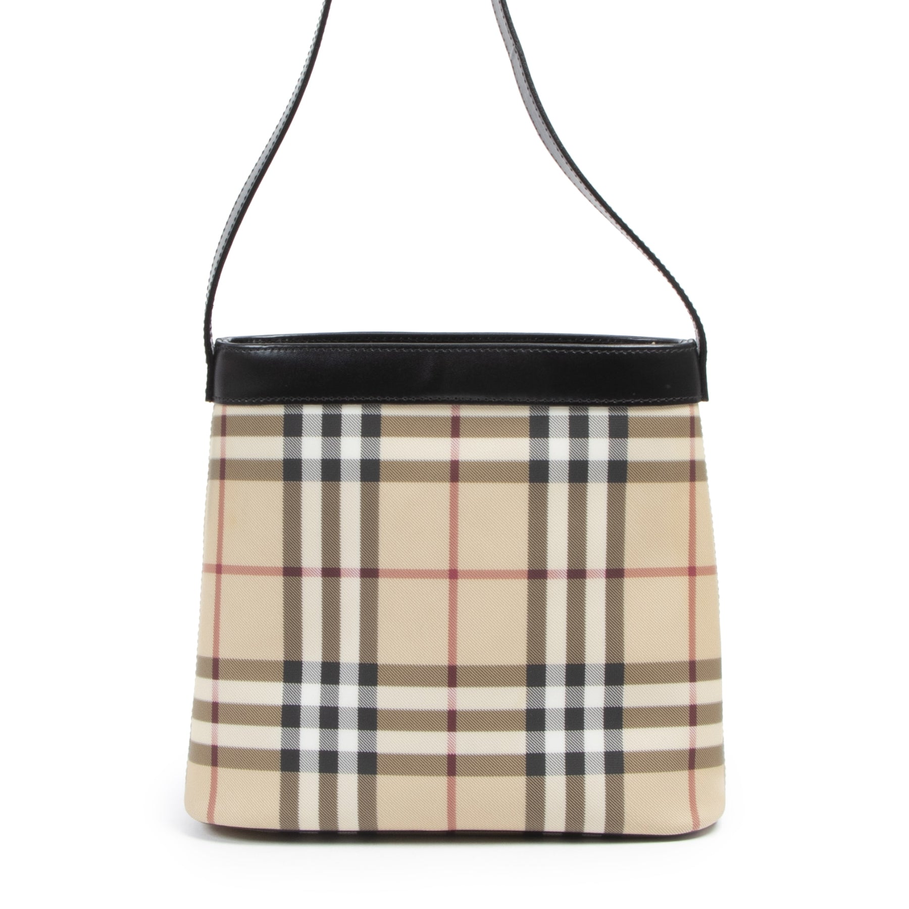 Authentic second-hand vintage Burberry Nova Check Shoulder Bag buy online webshop LabelLOV