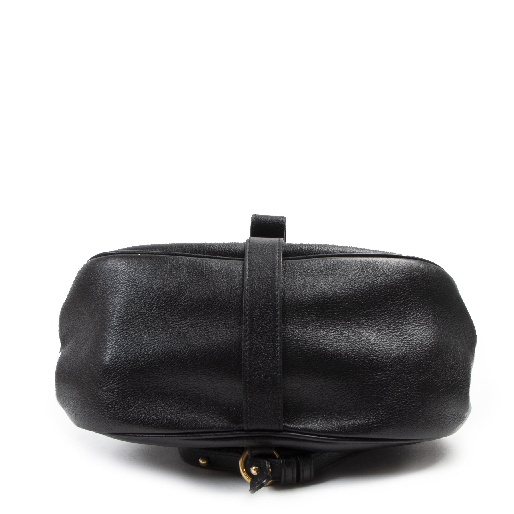 Authentieke tweedehands vintage Delvaux Black Cerceau PM Jumping Bag koop online webshop LabelLOV
