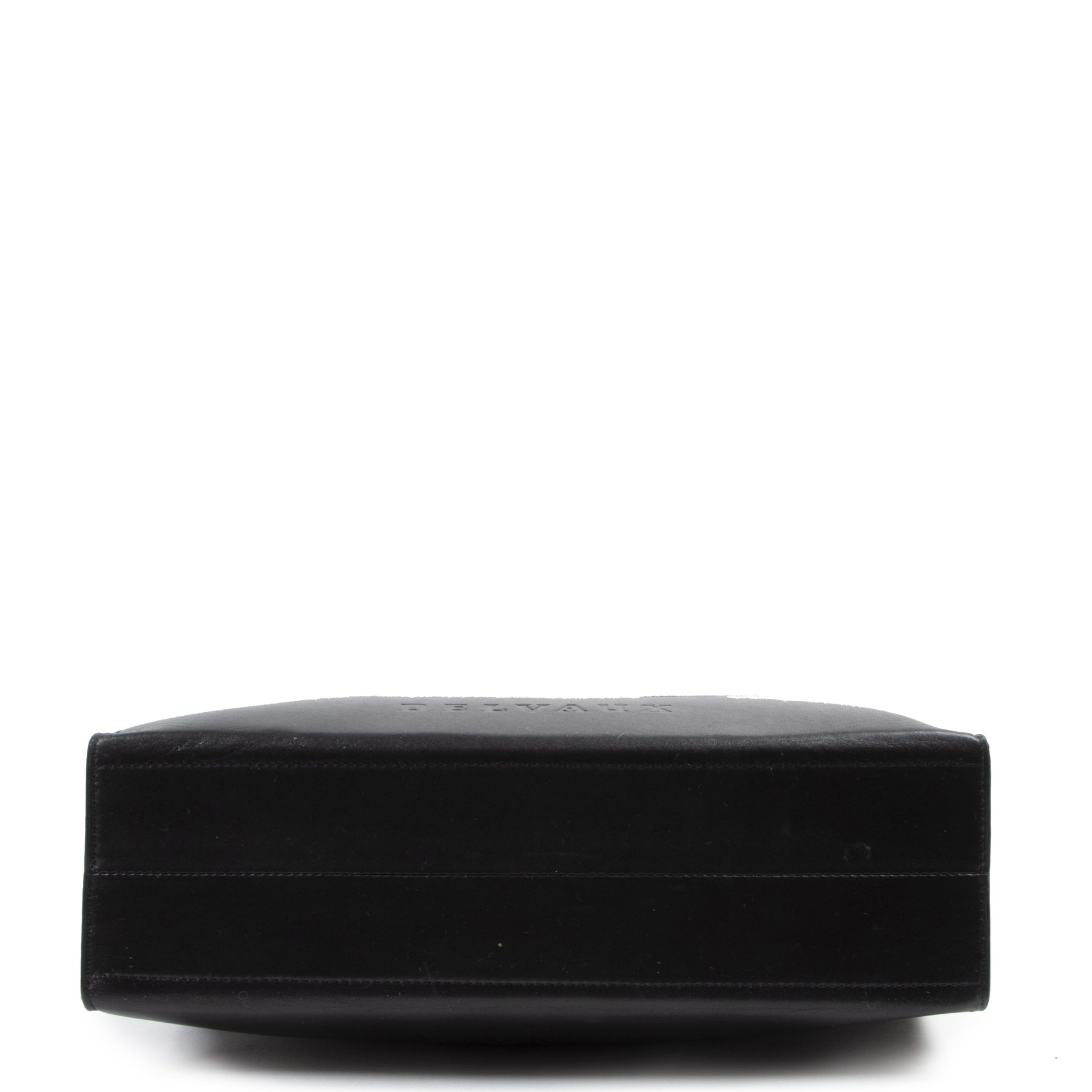 Authentieke tweedehands vintage Delvaux Le Jeff Black Tote koop online webshop LabelLOV