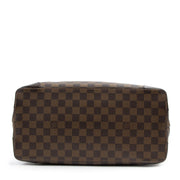 Authentieke tweedehands vintage Louis Vuitton Damier Ebene Hampstead MM Bag koop online webshop LabelLOV