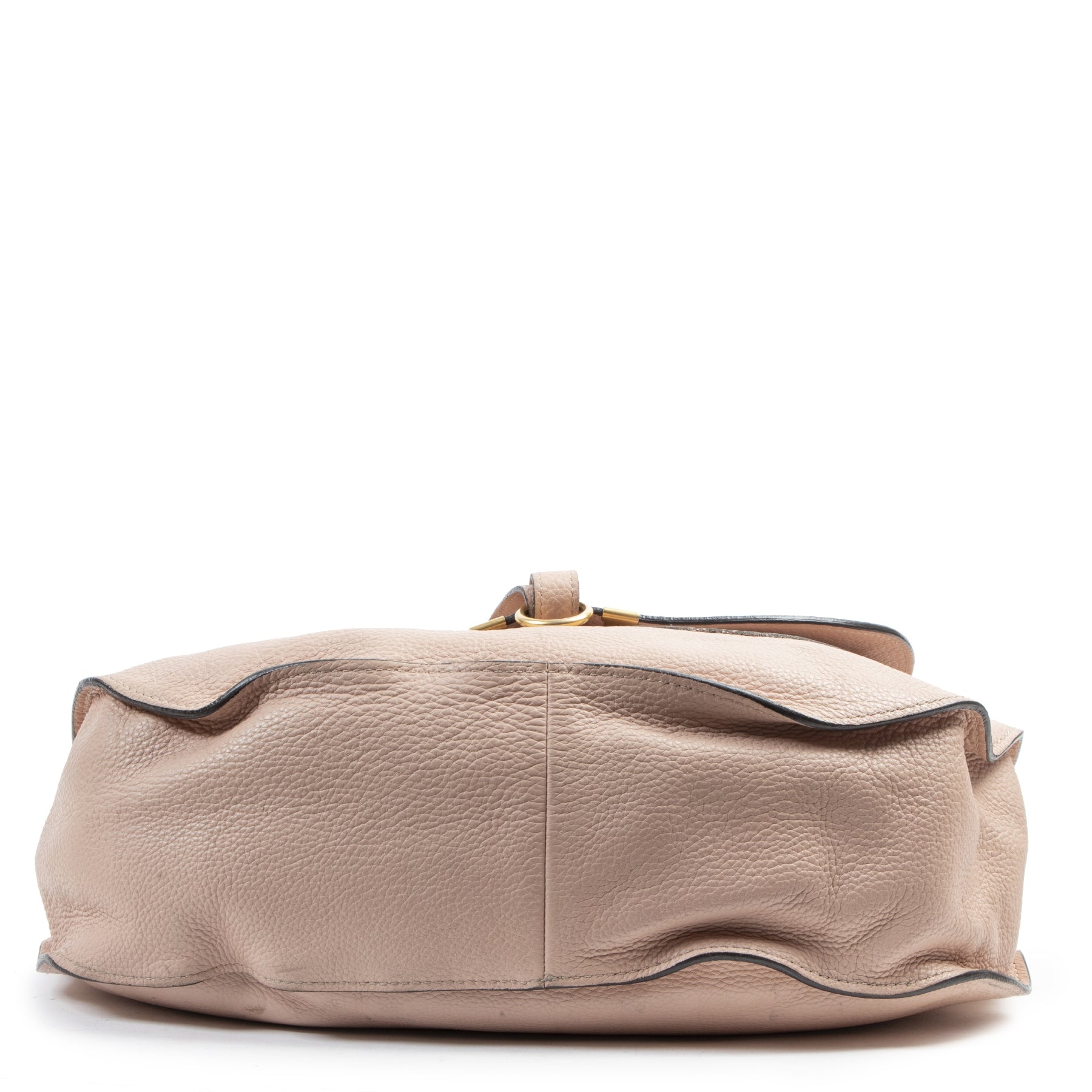 acheter en linge seconde main Chloe Marcie Medium Tan Pebbled Calfskin Hobo Bag
