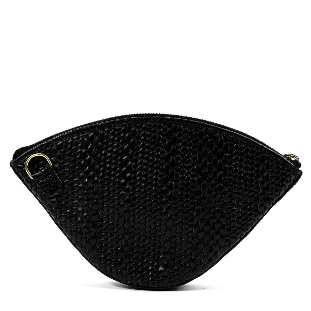 Delvaux Black Toile De Cuir Pouch
