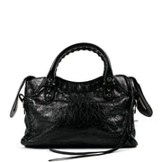 authentic second hand balenciaga black mini classic city bag on labellov.com