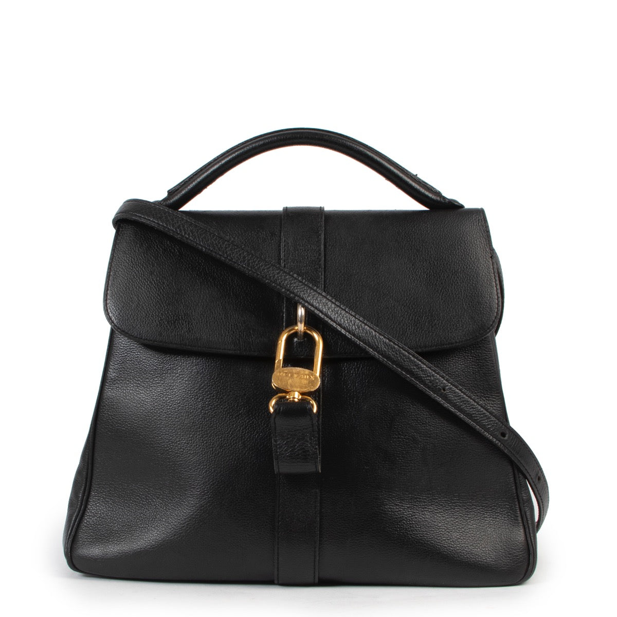 Delvaux Black Gin Fizz Top Handle Bag shop safe online Delvaux Black Gin Fizz Top Handle Bag