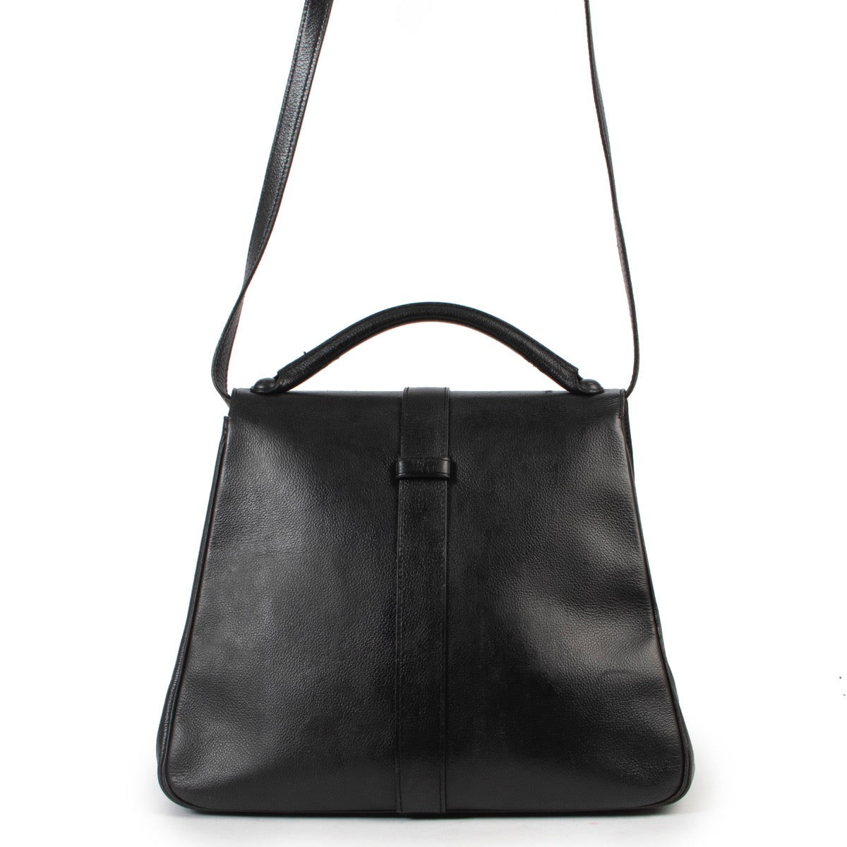 Delvaux Black Gin Fizz Top Handle Tas