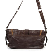 Authentique seconde-main vintage Dior Brown Gaucho Messenger Bag achète en ligne webshop LabelLOV