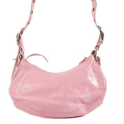 Shop safe online at Labellov in Antwerp, Brussels and Knokke this 100% authentic second hand Balenciaga Pink Le Cagole XS Shoulder Bag