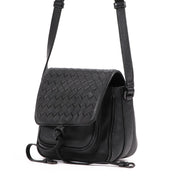 Bottega Veneta New Tie Intrecciato Mini Saddle Bag