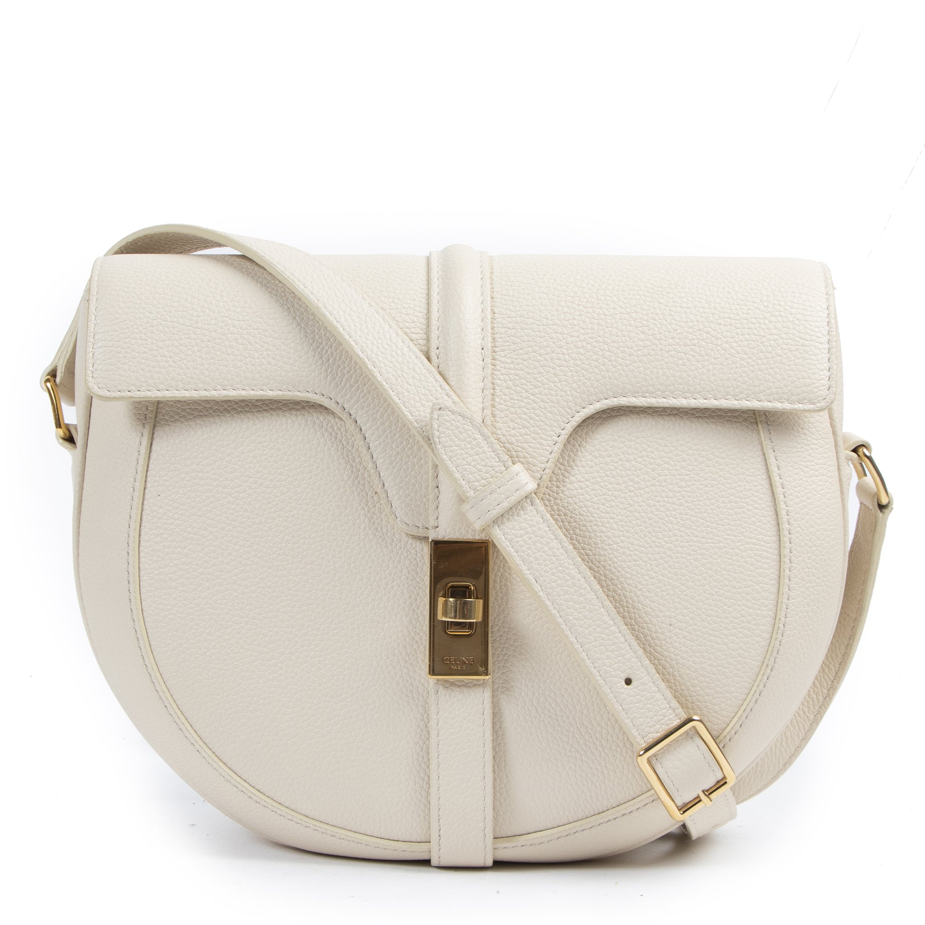 Celine Besace 16 Cream Crossbody Bag for the best price at labellov
