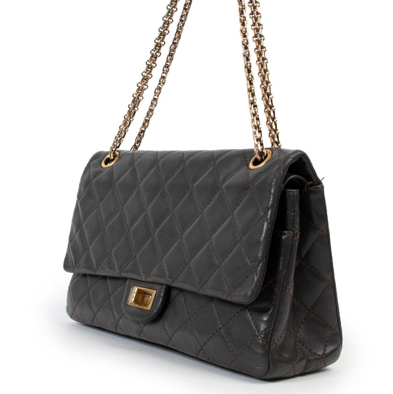shop safe online Chanel Grey Reissue 226 Crossbody. skip the waiting list shop online for the best price Chanel Grey Reissue 226 Crossbody