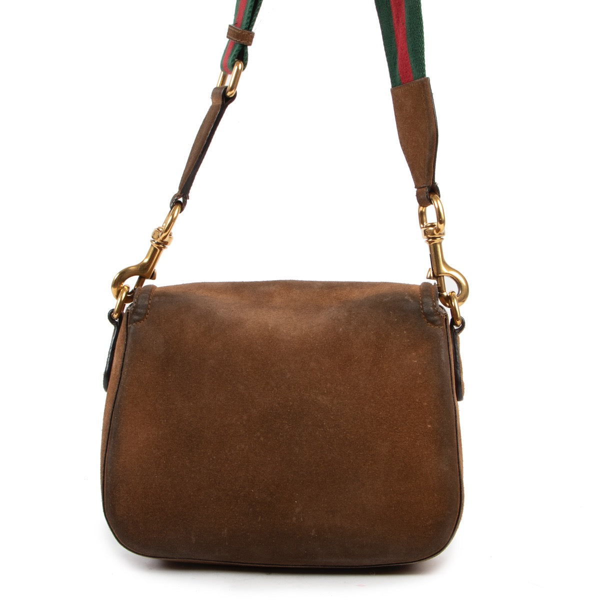Gucci Suede Lady Web Crossbody
