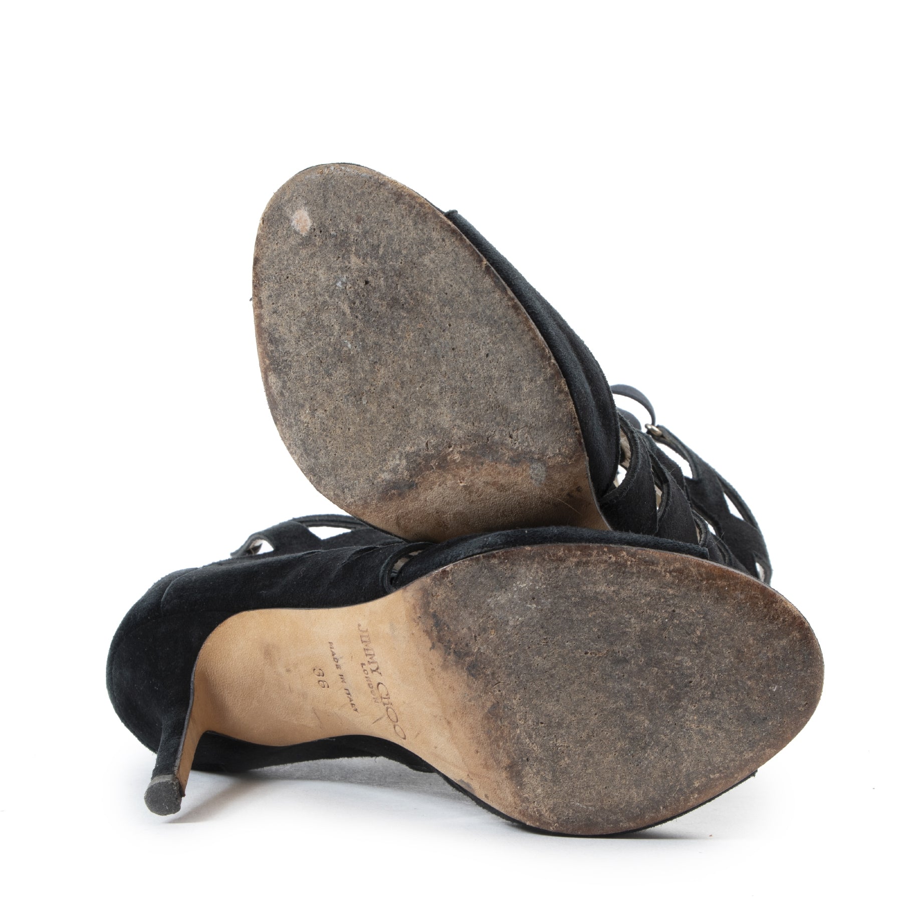 Acheter d'authentiques talons JImmy Choo d'occasion à bon prix chez LabelLOV. Jimmy Choo Black Open Toe Pumps - Size 36