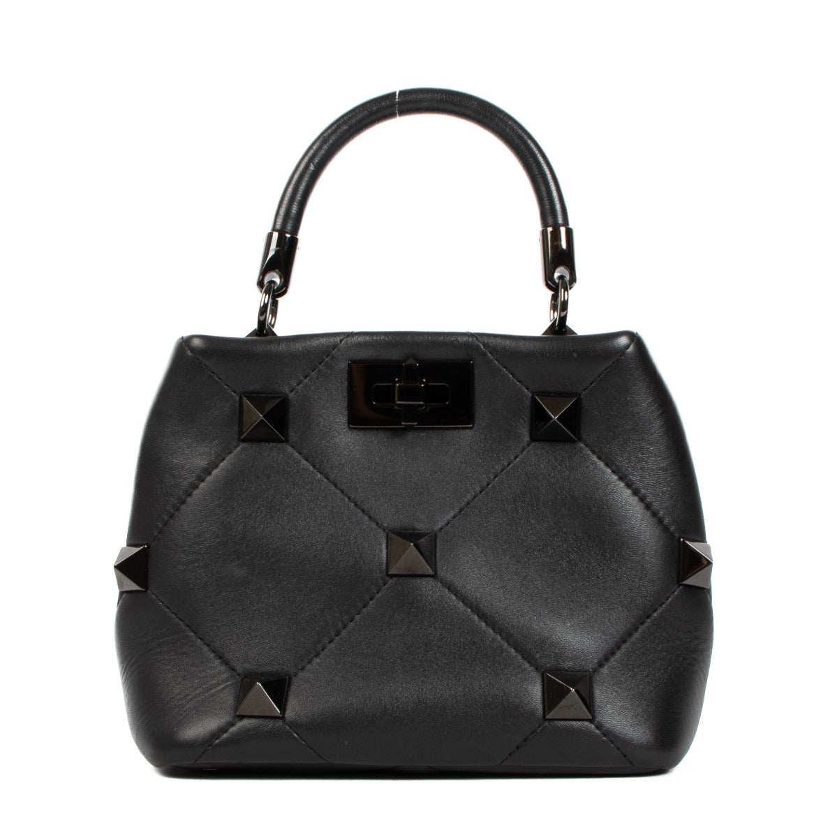 Shop a 100% authentic Valentino Garavani Small Roman Stud Top Handle Bag on Labellov.com
