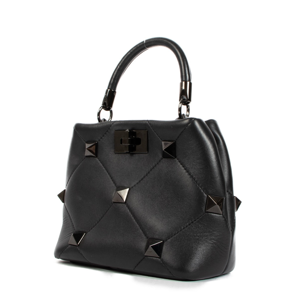 Valentino Garavani Small Roman Stud Top Handle Bag