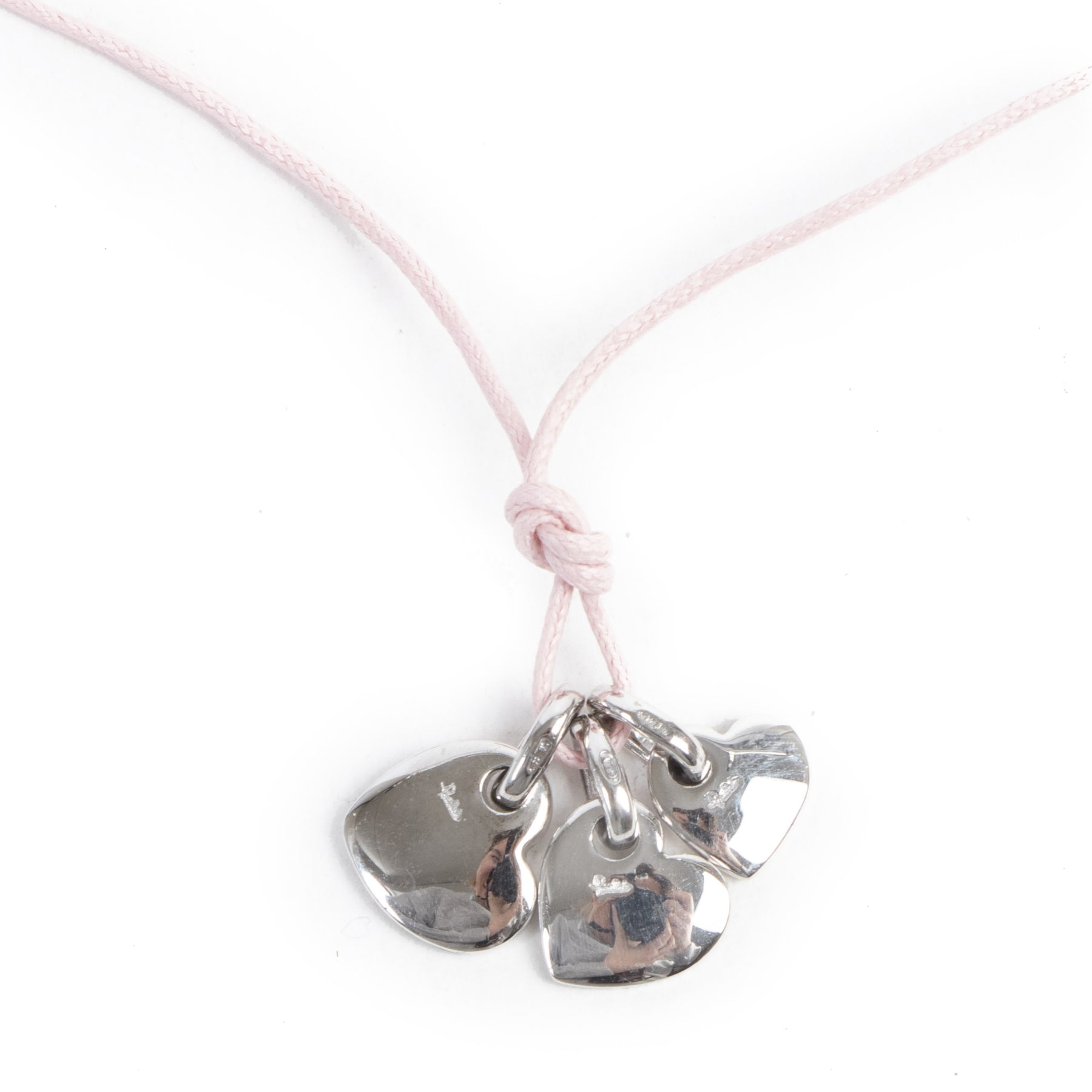 Pomellato Silver Heart Pendant Necklace