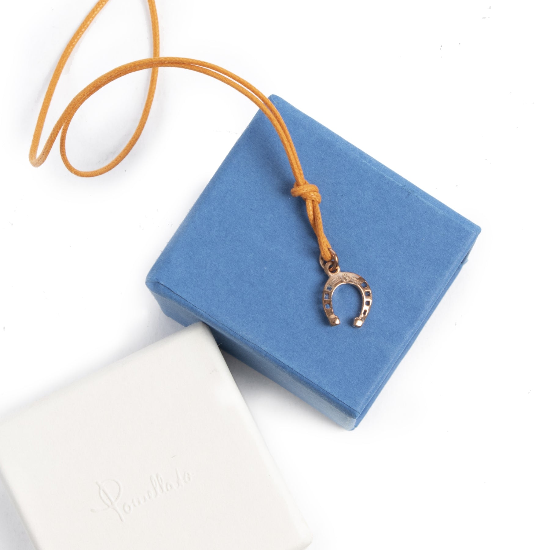 Pomellato Rose Gold Horse Shoe Pendant Necklace