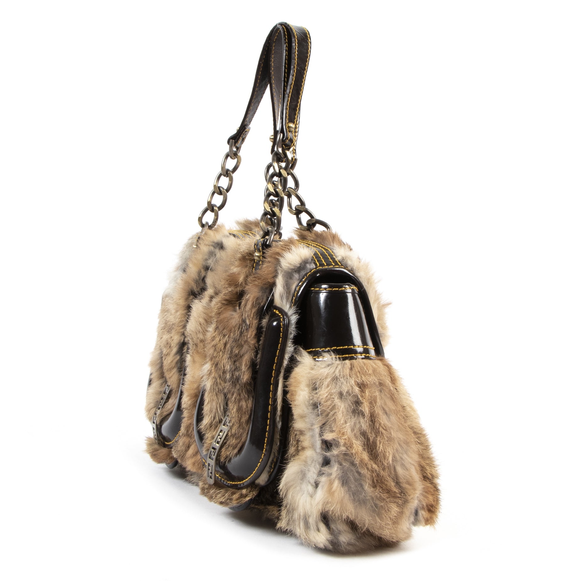 We buy and sell your authentic designer Fendi Fur B Bag for the best price in Belgium