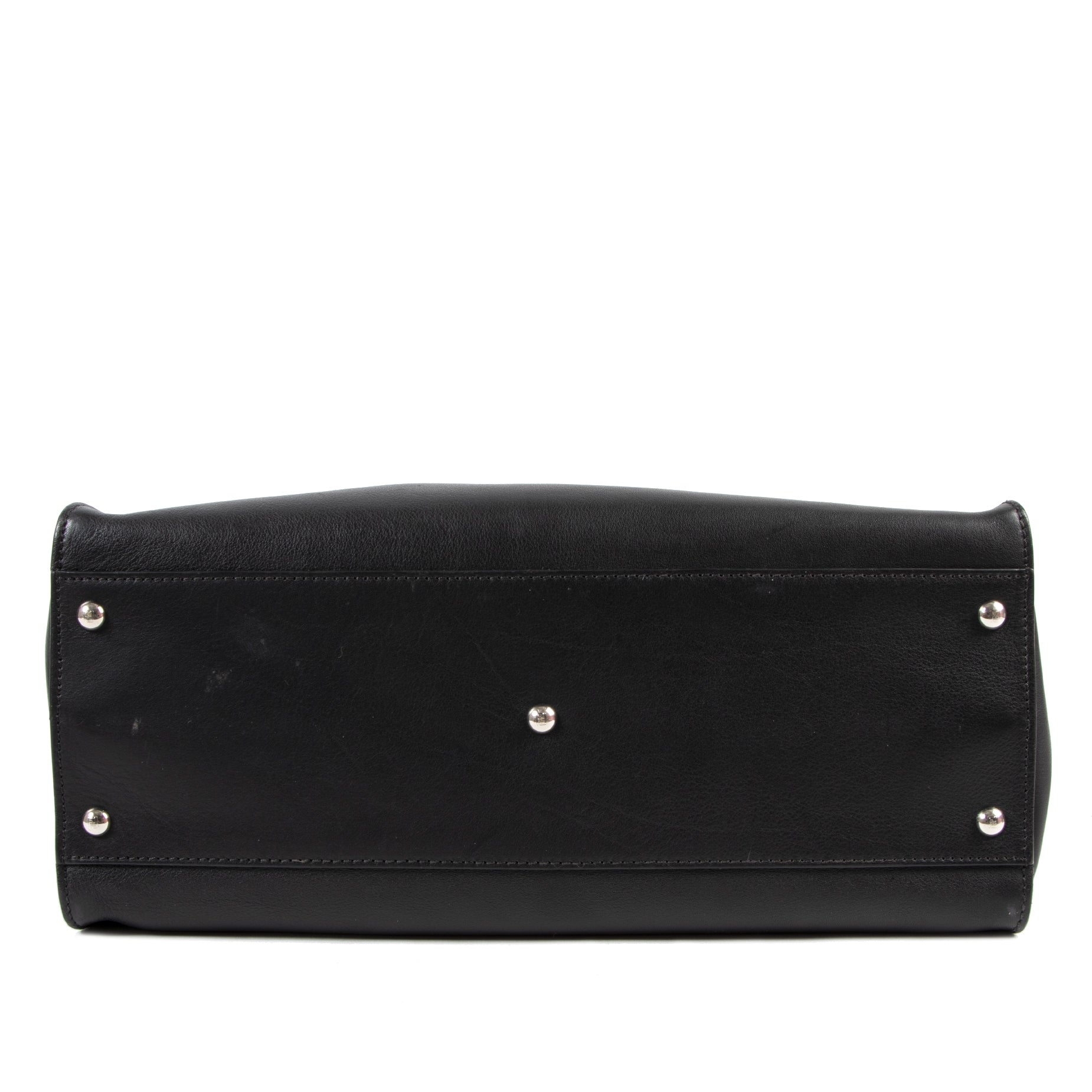 hard to find Fendi Black Large Iconic Monster Eyes Peekaboo