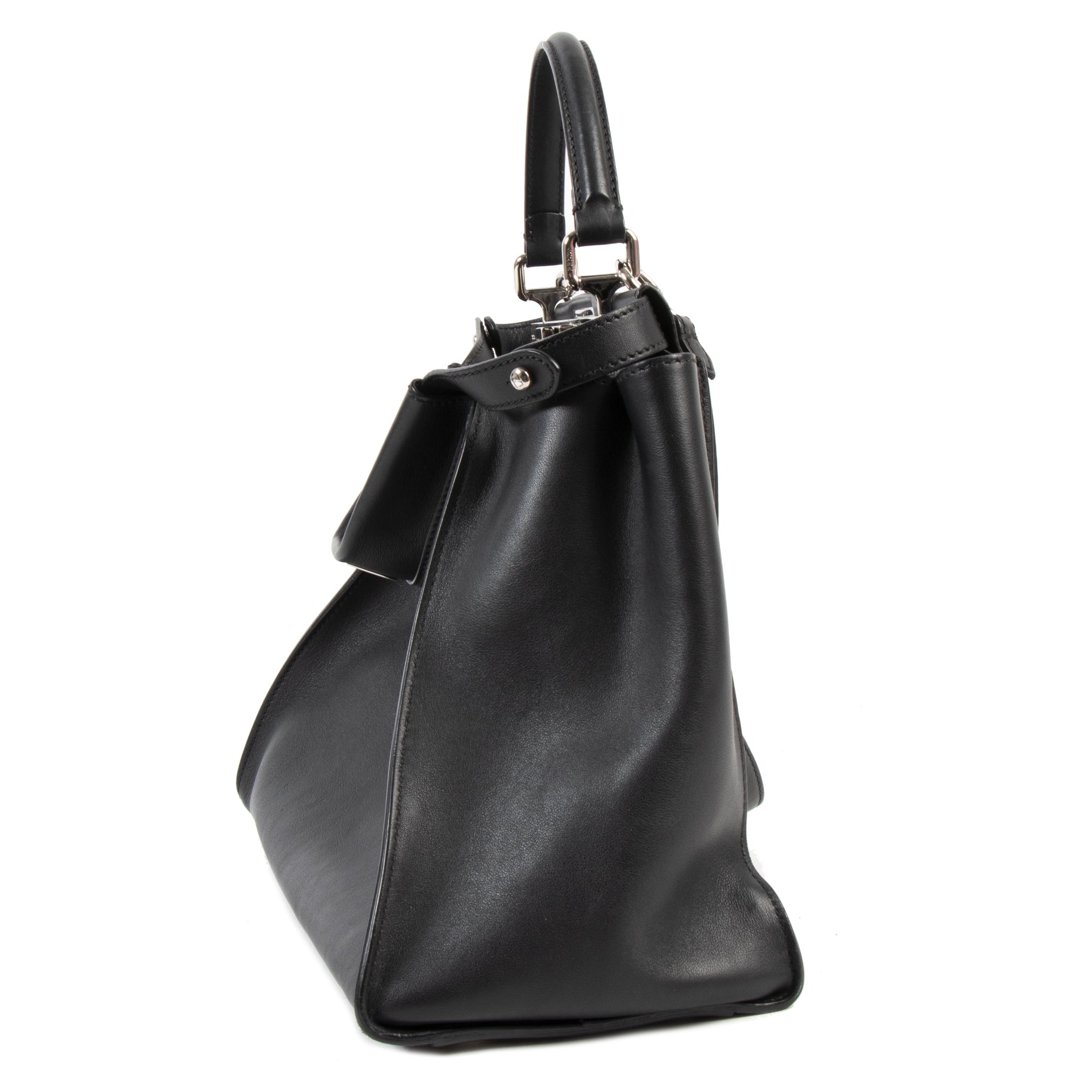 skip the waitinglist shop online Fendi Black Large Iconic Monster Eyes Peekaboo