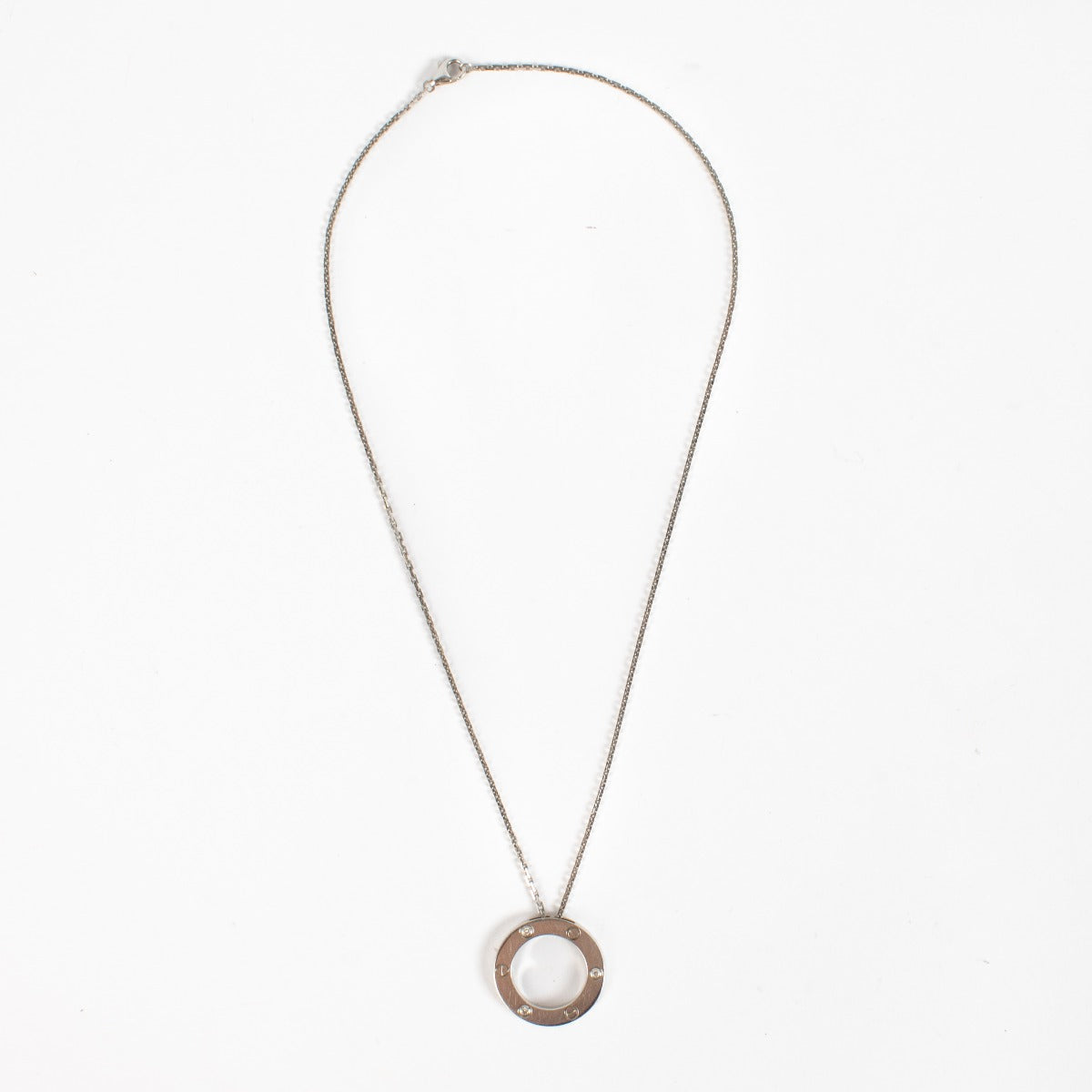 Cartier LOVE Pendant, 3 diamonds