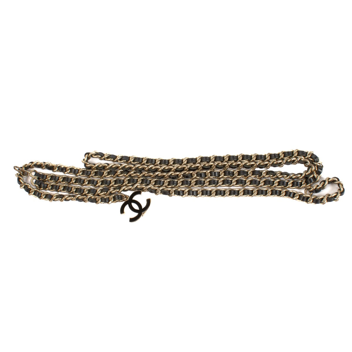 Shop safe online at Labellov in Antwerp, Brussels and Knokke this 100% authentic second hand designer Chanel Black Chain Belt