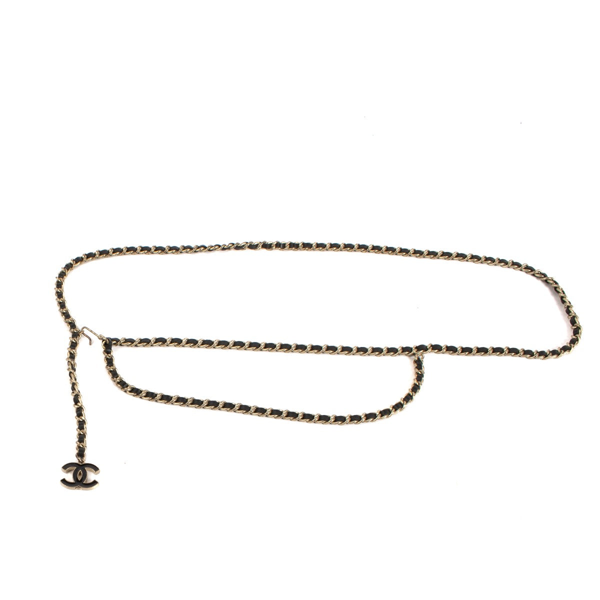 Shop safe online at Labellov in Antwerp, Brussels and Knokke this 100% authentic second hand designer Chanel Black Chain Belt