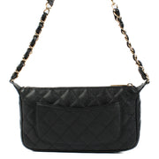 shop 100% authentic second hand Chanel Black Caviar Leather Timeless CC Shoulder Bag on Labellov.com