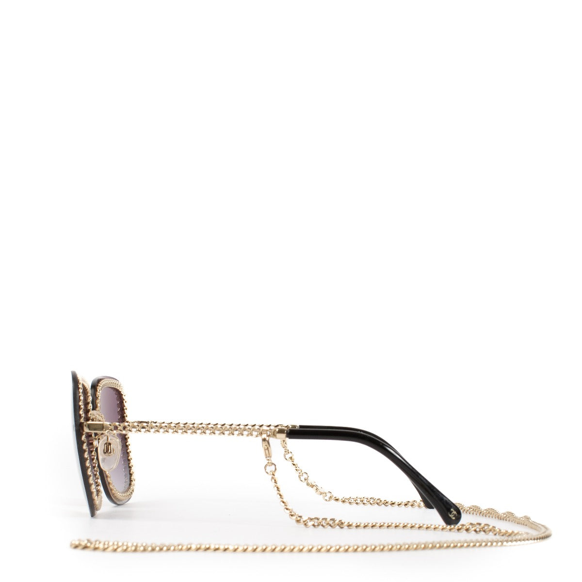 Shop 100% authentic second-hand Chanel Gold 4244 Sunglasses on Labellov.com