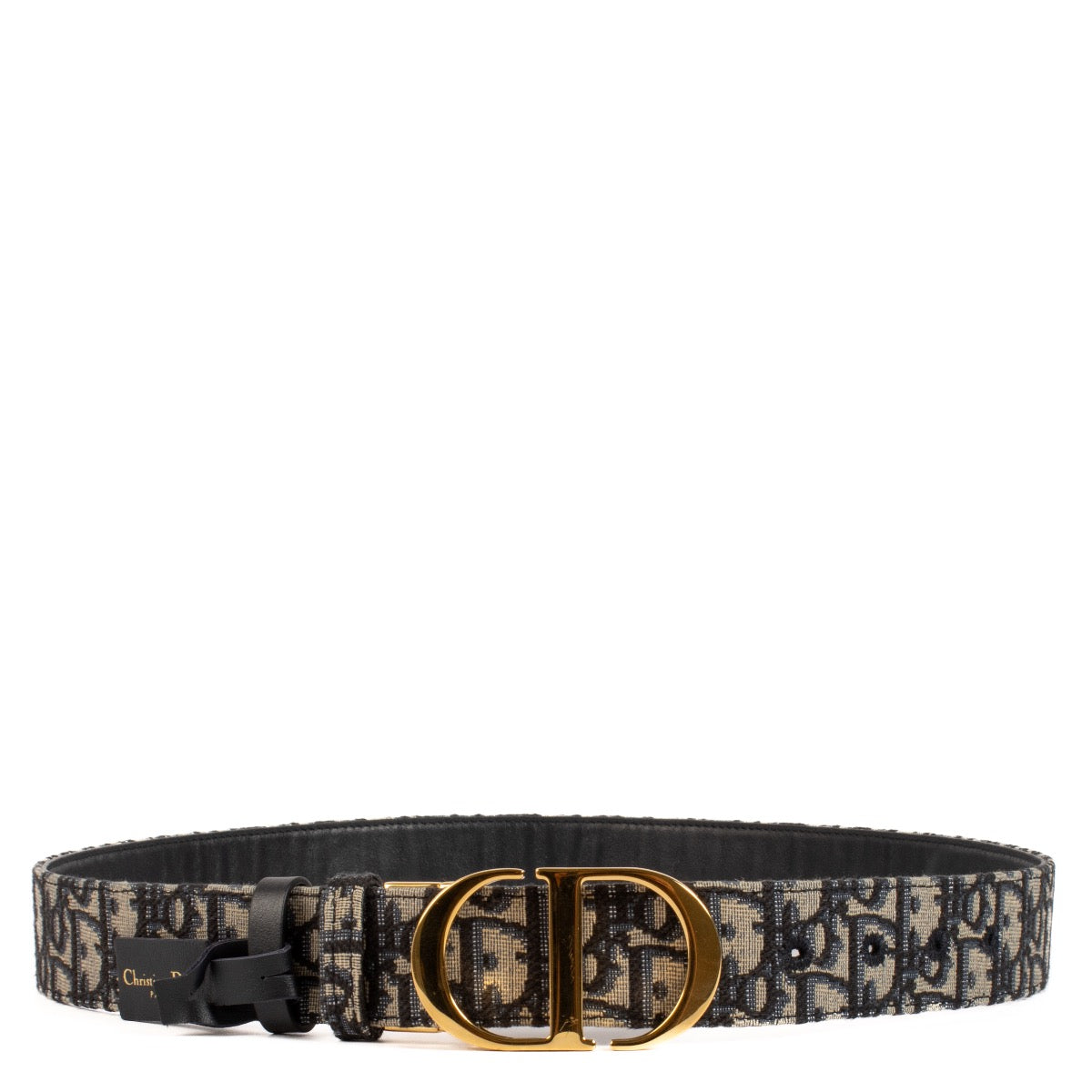 shop 100% authentic second hand Christian Dior Oblique 30 Montaigne Reversible Belt - Size 90 on Labellov.com