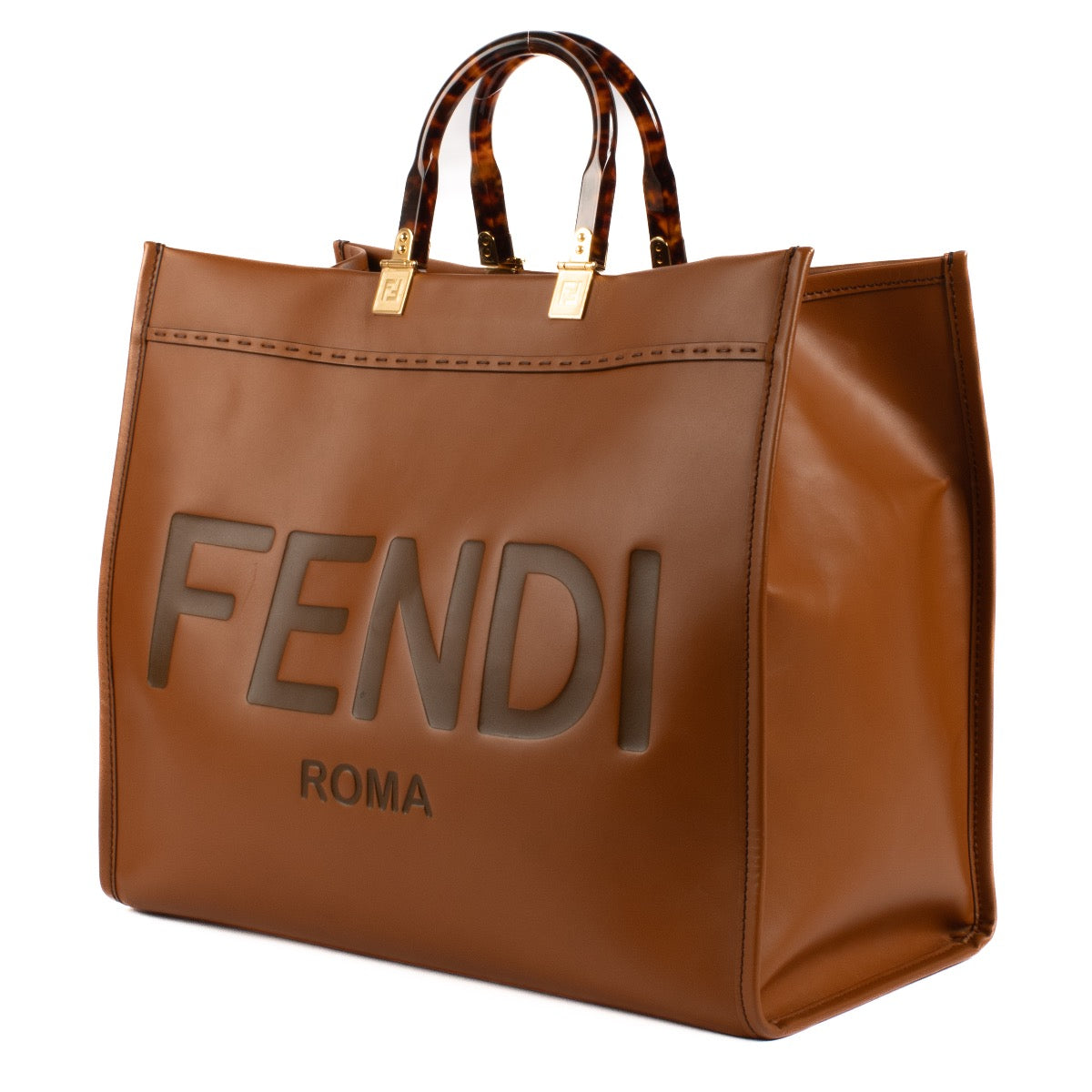 shop 100% authentic second hand Fendi Camel Sunshine Large Top Handle Bag on Labellov.com