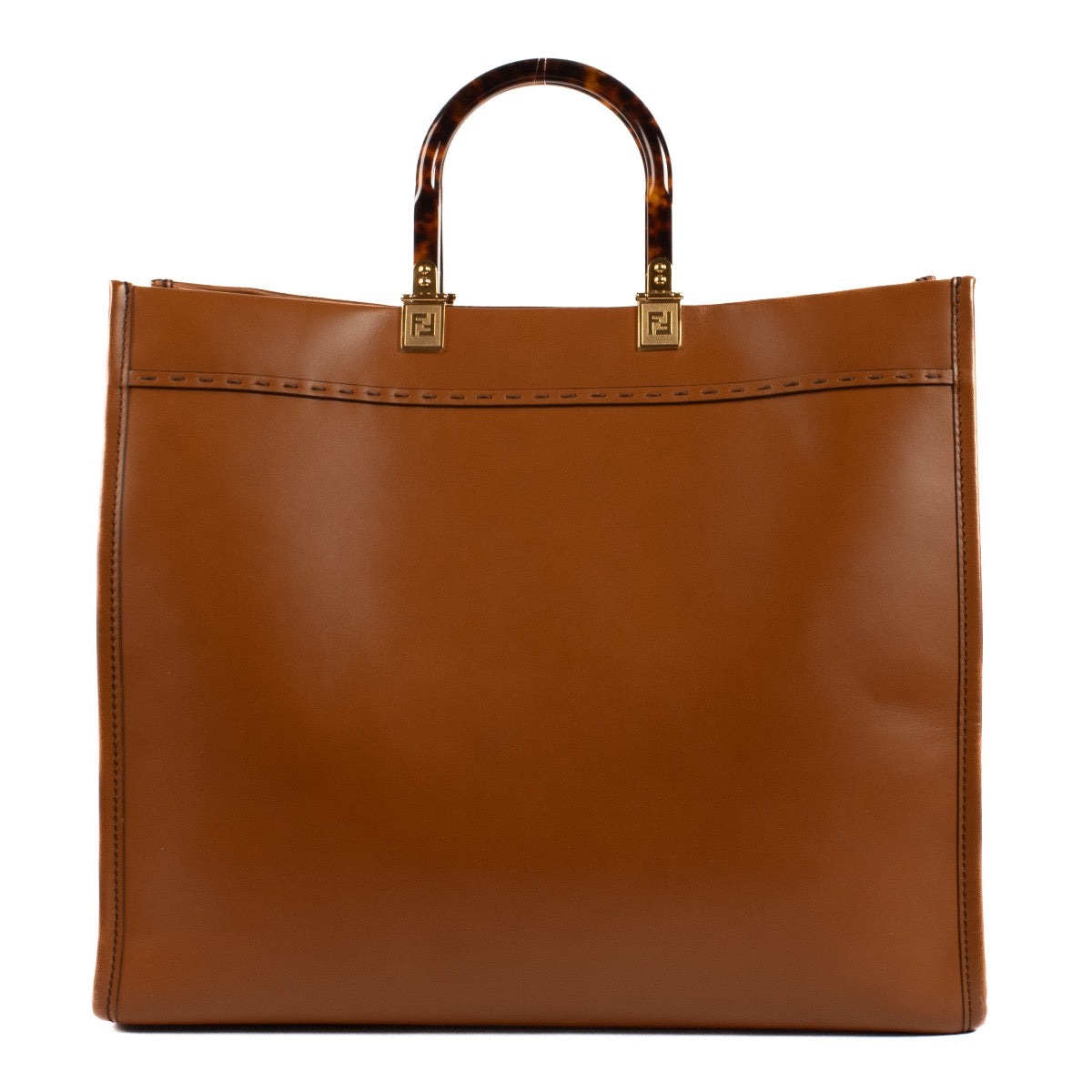 shop 100% authentic second hand Fendi Camel Sunshine Large Top Handle Bag on Labellov.com