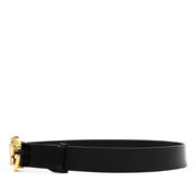 Buy an authentic second-hand Gucci Black Smooth Leather Horse Head G Buckle Belt in very good condition at Labellov in Antwerp.