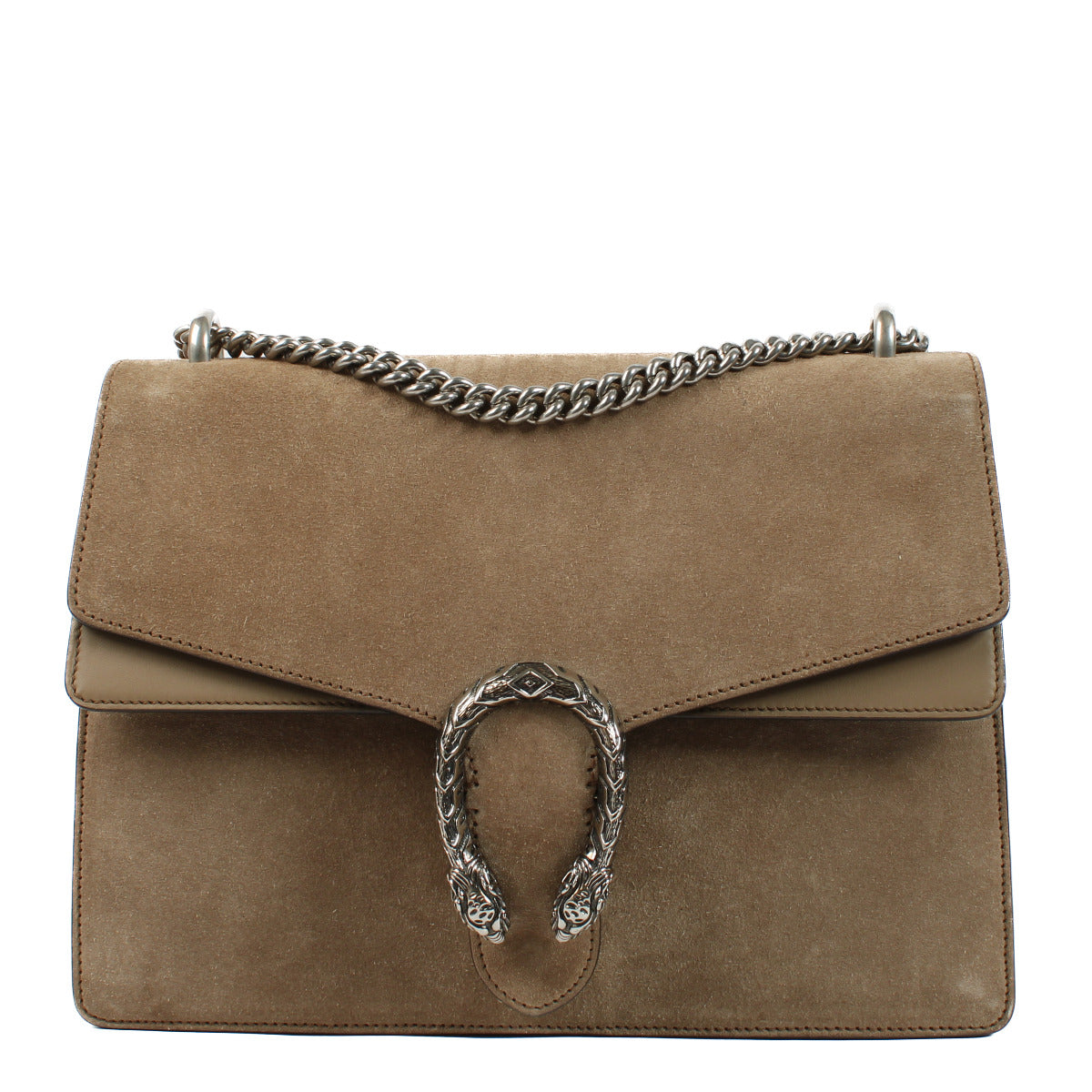 Gucci Beige Suede Medium Dionysus Bag for the best price at Labellov secondhand luxury.