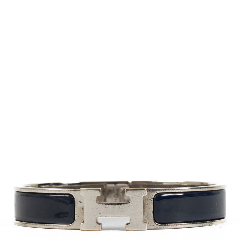 Authentic second hand Hermès Ultramarine Clic H Bracelet on Labellov.com